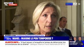 Marine Le Pen sur la mort de Nahel: "La police n'a plus, dans un certain nombre de quartiers, la moindre autorité"