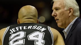 Richard Jefferson et Gregg Popovich