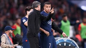 Luis Enrique avec le PSG le 6 avril 2024