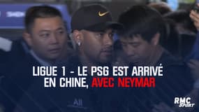 Ligue 1 - Le PSG est arrivé en Chine, avec Neymar