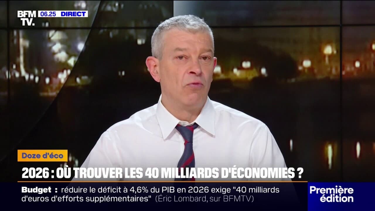 Budget 2026: comment le ministre de l'Économie, Éric Lombard, compte ...
