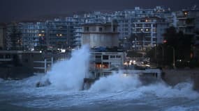 Tempête à Nice, le 20 décembre 2019