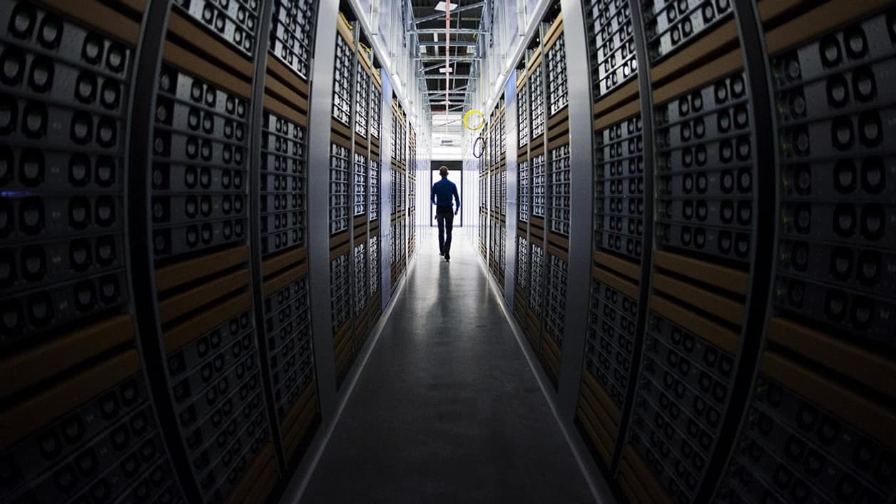 Un data center.