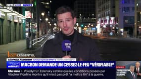 Accord de paix en Ukraine: pour Emmanuel Macron, le cessez-le-feu doit être "mesurable et vérifiable"