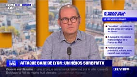 "Il fallait faire quelque chose, j'ai senti que l'agresseur était venu pour faire du mal": Christophe Demesy, victime de l'attaque à la Gare de Lyon, témoigne sur BFMTV