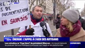 "On ne peut pas continuer comme ça": un boulanger de la Meuse manifeste à Paris contre la hausse des prix de l'énergie