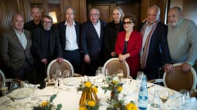 Les jurés du prix Goncourt à Paris le 3 mars 2020