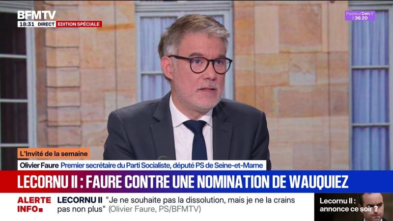 Politique de Sébastien Lecornu: Olivier Faure (PS) espère que le Premier ministre 