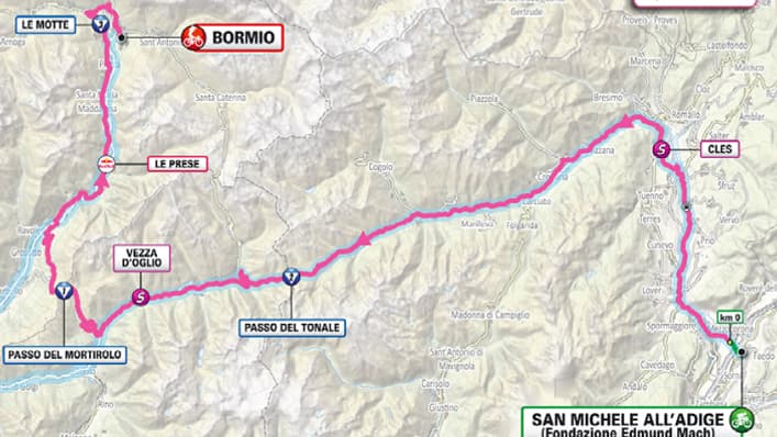 Le parcours de la 17e étape du Giro, le 28 mai 2025
