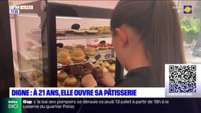 Digne-les-Bains: Leslie Ferrante, 21 ans, a ouvert sa première pâtisserie 