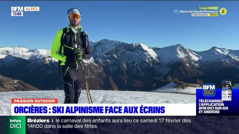 Passion Outdoor du jeudi 8 février - Orcières : ski alpinisme face aux Écrins