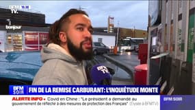 Dans cette station-service de l'Essonne, les automobilistes profitent des derniers jours pour faire le plein avant la fin de la ristourne gouvernementale