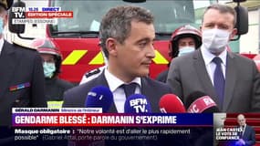 Gérald Darmanin: "Ceux qui agressent les pompiers se mettent en dehors de la République"