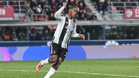 Jonathan David lors de Bologne-Juventus Turin, le 14 décembre 2025.