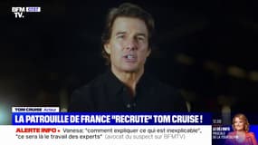 L'acteur américain Tom Cruise est devenu membre honorifique de la Patrouille de France 