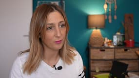 Sarah Lebailly, présidente de l'association "Collective des mères isolées", le 8 mars 2023 sur BFMTV