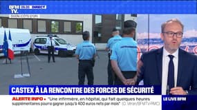 Castex à la rencontre des forces de sécurité - 10/07