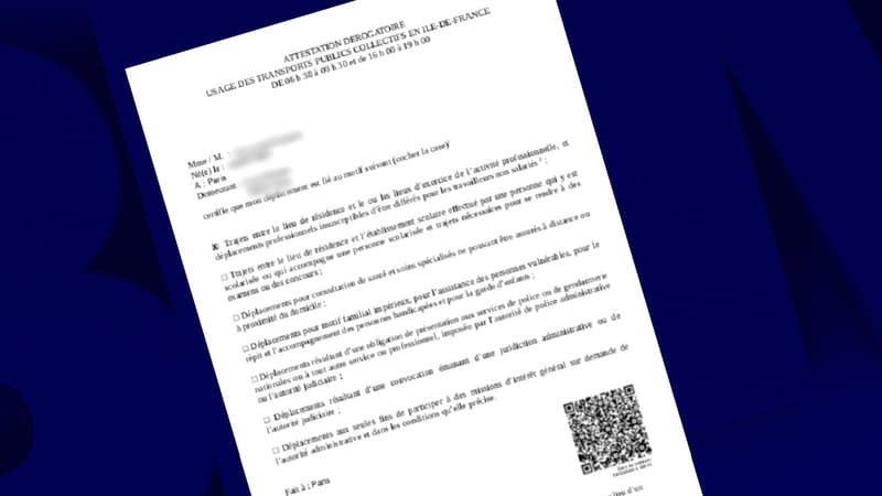 L'attestation pour l'usage des transports en commun en Île-de-France désormais disponible au format numérique