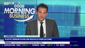 Laurent Favre, directeur général de Plastic Omnium, était l'invité ce mardi matin de Good Morning Business sur BFM Business.