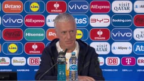 Didier Deschamps à propos des critiques sur le jeu des Bleus: "On a un engouement populaire qui est là (...) Ça ne m'empêche pas de vivre sereinement et tranquillement"