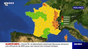 Désormais 13 départements sont placés en vigilance orange par Météo France