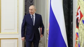 Vladimir Poutine au Kremlin le 21 mars 2025