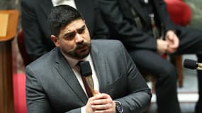 Le député Guillaume Kasbarian à l'Assemblée nationale le 4 décembre 2024