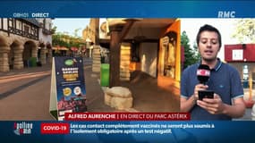 A l'entrée du Parc d'Astérix, un test vous est proposé pour 20 euros 