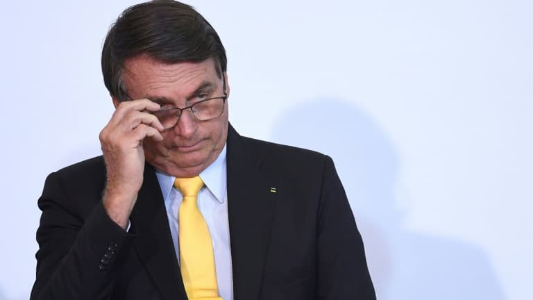 Le président brésilien Jair Bolsonaro, le 19 octobre 2020 à Brasilia