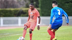 Kenny Nagera avec le PSG, à Evry le 15 décembre 2019