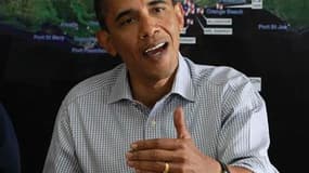 Accusé d'avoir agi trop peu et sans efficacité, le président Barack Obama a défendu samedi sa gestion de la crise provoquée par la marée noire du golfe du Mexique. /Photo prise le 4 juin 2010/REUTERS/Jason Reed