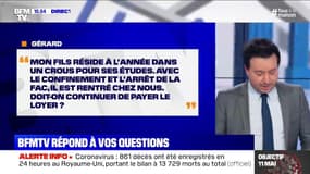 Mon fils doit-il continuer à payer son loyer du CROUS? BFMTV répond à vos questions