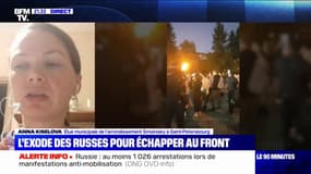 Anna Kiselova, élue municipale à Saint-Pétersbourg: "Ceux qui ont la possibilité de partir [de Russie] le font"