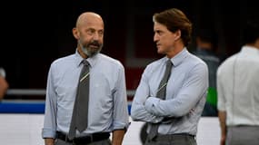 Gianluca Vialli et Roberto Mancini