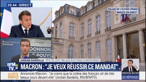 Jordan Bardella (RN) : "Je n'ai rien compris" aux propos d'Emmanuel Macron