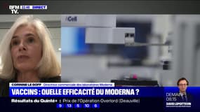 Cas de thromboses: "Nous n'avons pas observé ces effets secondaires avec le vaccin Moderna", selon la directrice commerciale du laboratoire