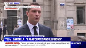 Jordan Bardella (RN): "J'ai accepté sans illusion l'invitation" d'Emmanuel Macron