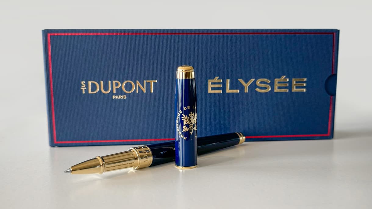 L'édition limitée de stylo Roller Eternity Medium S.T. Dupont pour l’Élysée