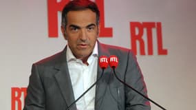 Pierre Verdy lors d'une conférence de presse à Paris le 3 septembre 2009.