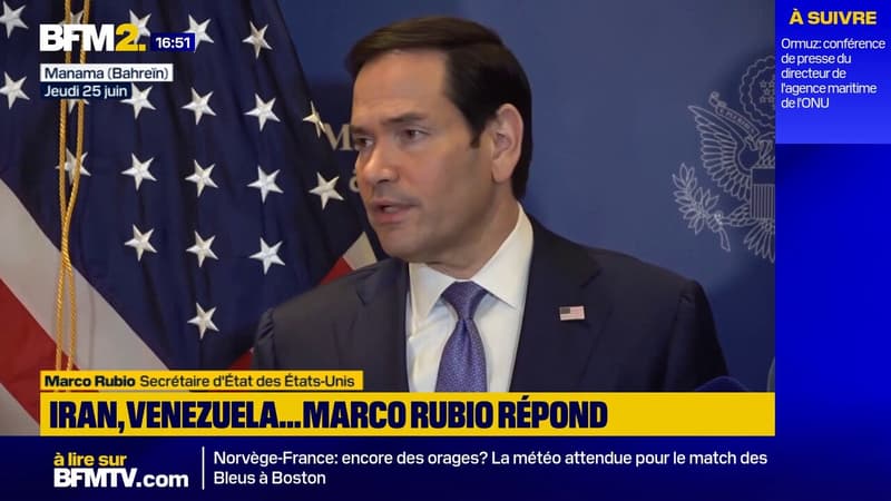 Marco Rubio juge "regrettable" que l'Italie ait annulé une réunion aux Etats-Unis