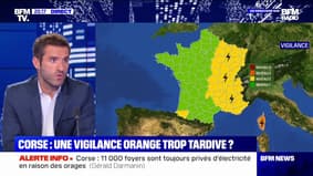 Orages en Corse: "Ça a pris 20 minutes pour déclencher la vigilance orange", explique Marc Hay