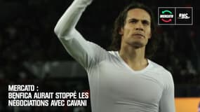 Mercato : Benfica aurait stoppé les négociations avec Cavani