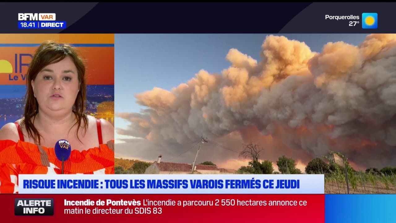 Risque incendie : tous les massifs varois fermés ce jeudi