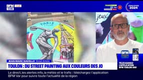 Toulon: du street painting aux couleurs des JO