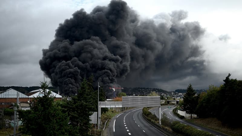 Incendie de l'usine Lubrizol à Rouen, le 26 septembre 2019