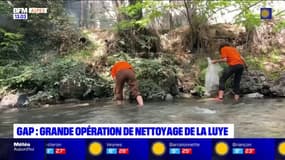 Gap: grande opération de nettoyage de la Luye