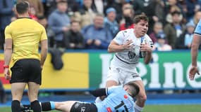 Antoine Dupont lors de Cardiff-Toulouse