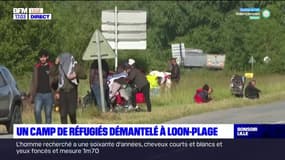 Nord: un camp de réfugiés démantelé ce mercredi à Loon-Plage