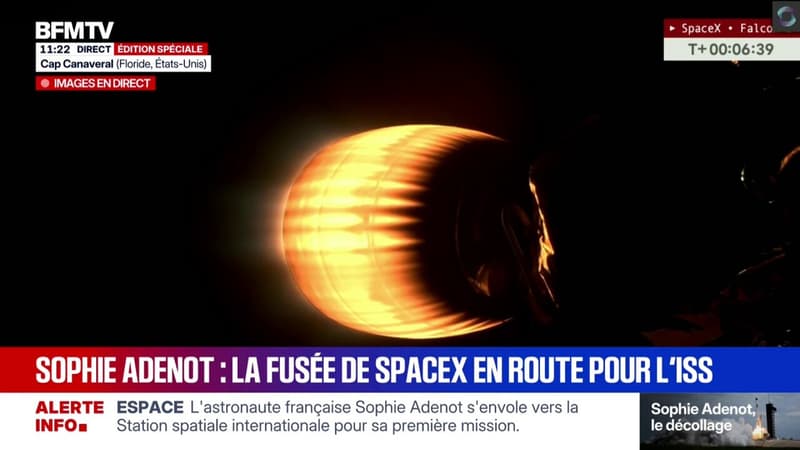 Sophie Adenot vers l'ISS: le booster de la fusée est revenu sur Terre sans accroc