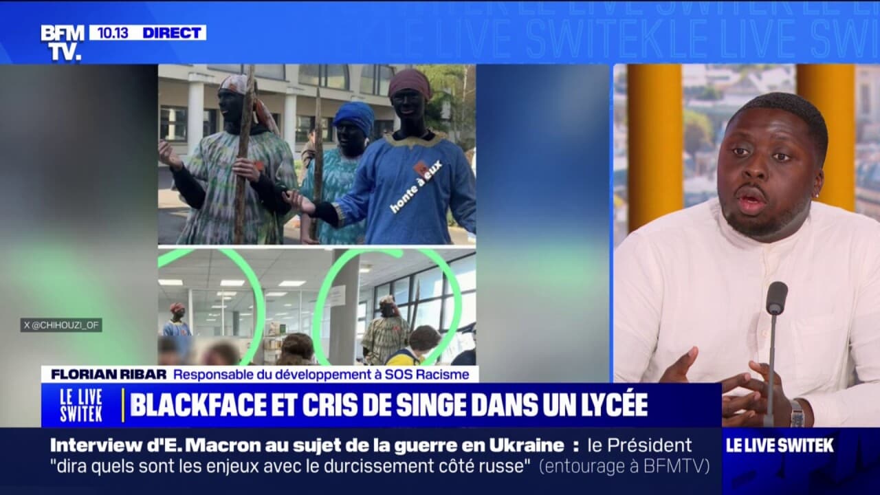 Florian Ribar (responsable du développement à SOS Racisme), sur des ...